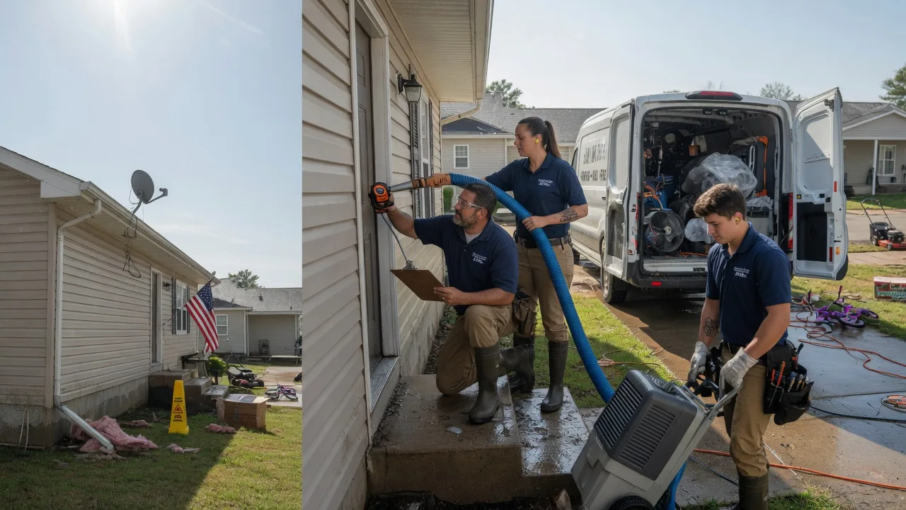 Ceiling Water Damage Restoration in Groom, TX near me